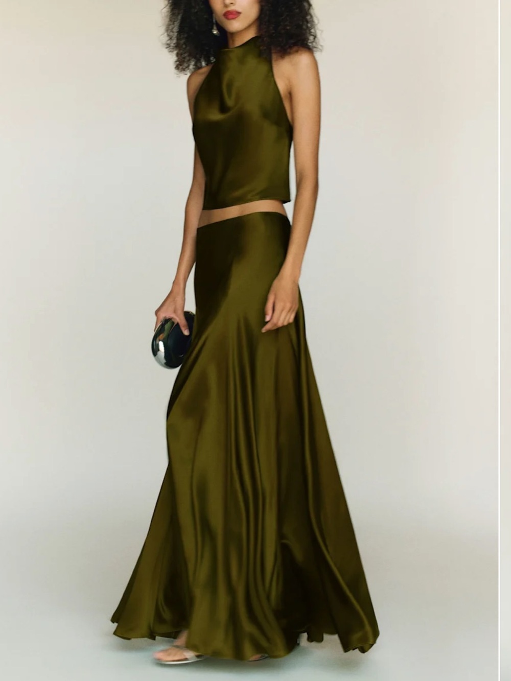 Reformation Sera Silk Two Piece